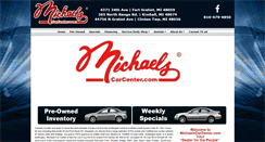 Desktop Screenshot of michaels-carcenter.com